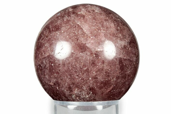 Polished Strawberry Quartz Sphere #342065
